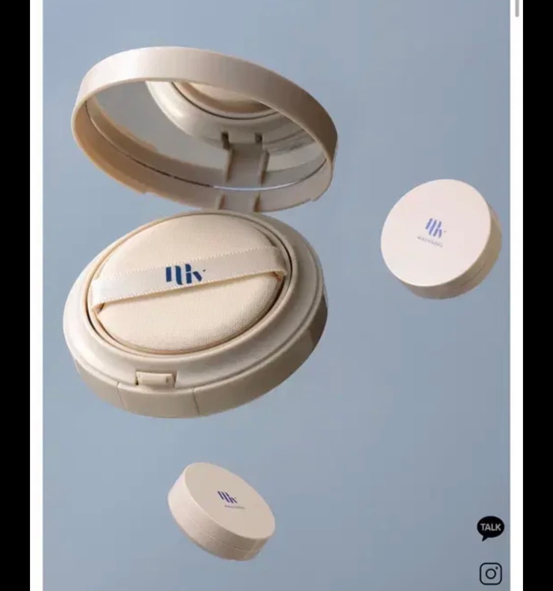 모브닝 듀이 워터 드롭 쿠션 19호 바닐라 상품이미지1