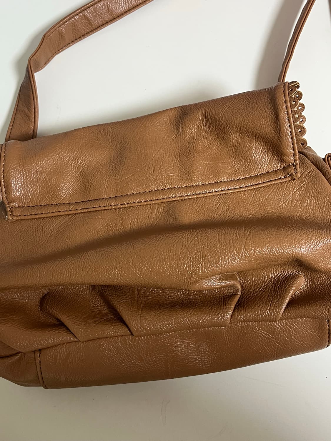 라떼갸루 리본 브라운 초코 크로스백 히메갸루 리즈리사깔핀터깔빈티지히메카지 상품이미지2