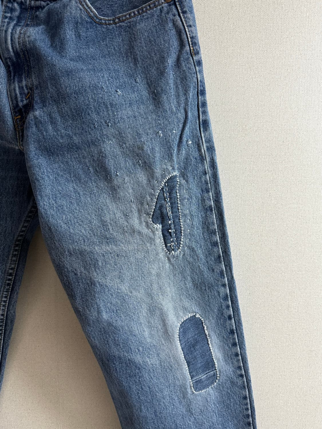 LEVIS 리바이스 워싱 데님 진 34 550 상품이미지6