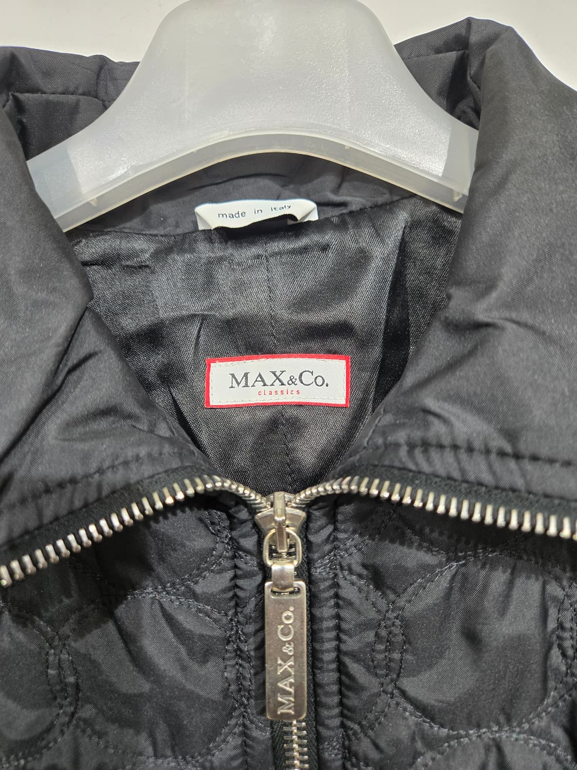 막스앤코 블랙 퀼팅 여성 자켓 막스마라 패딩 상품이미지3