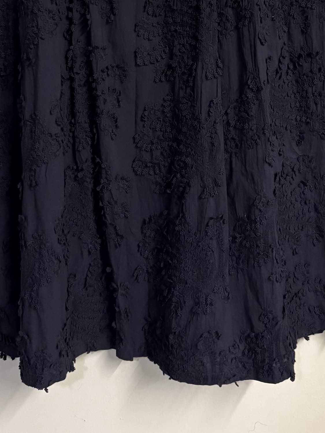 HIROKO BIS textured cotton skirt purple  상품이미지6