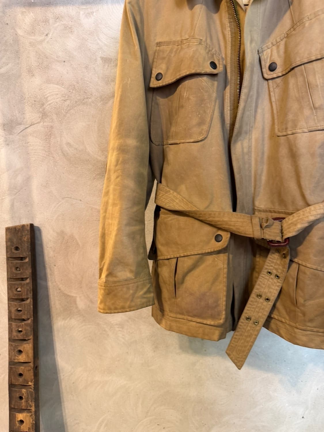 바스통 왁스 벨티드 자켓 100 상품이미지5