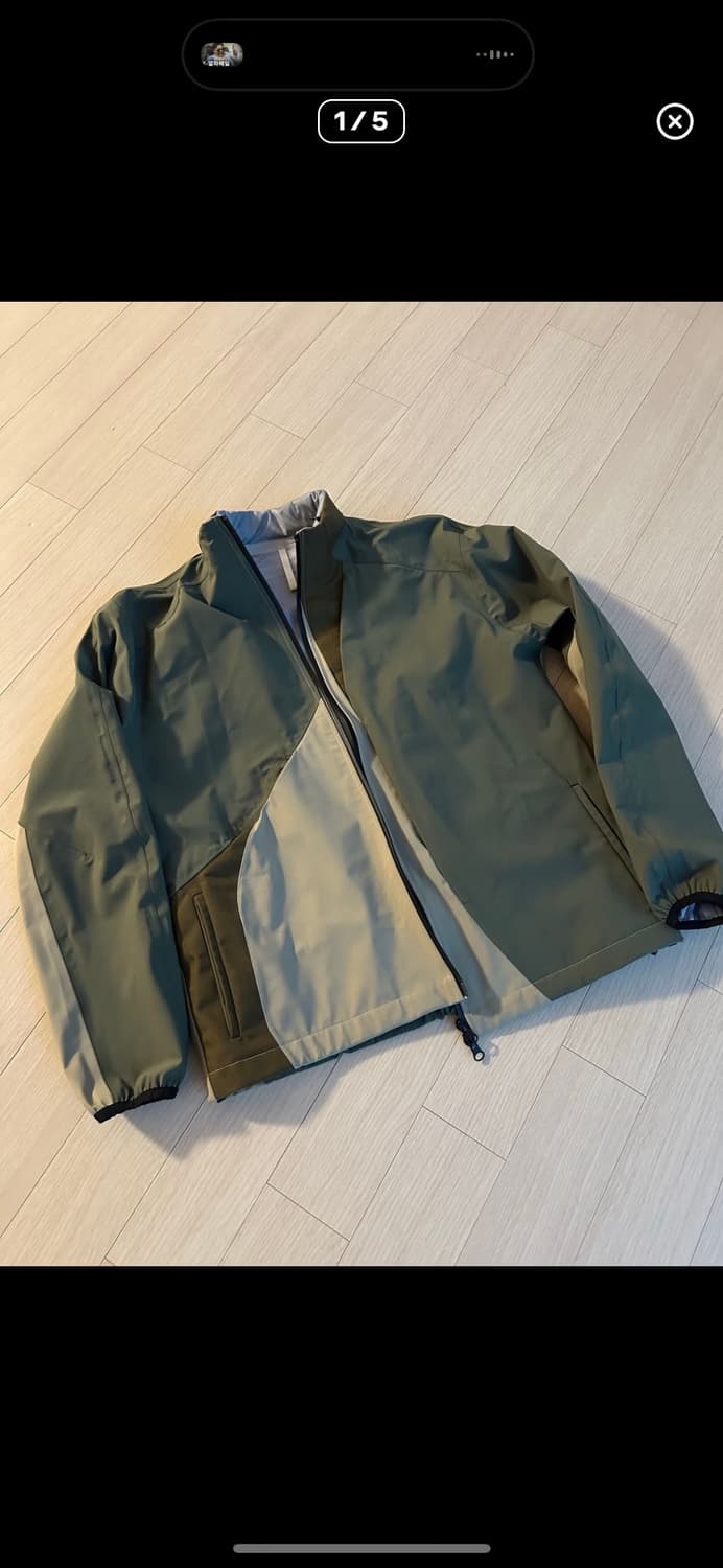 jeongli uniform work jacket green 2사이즈  상품이미지1