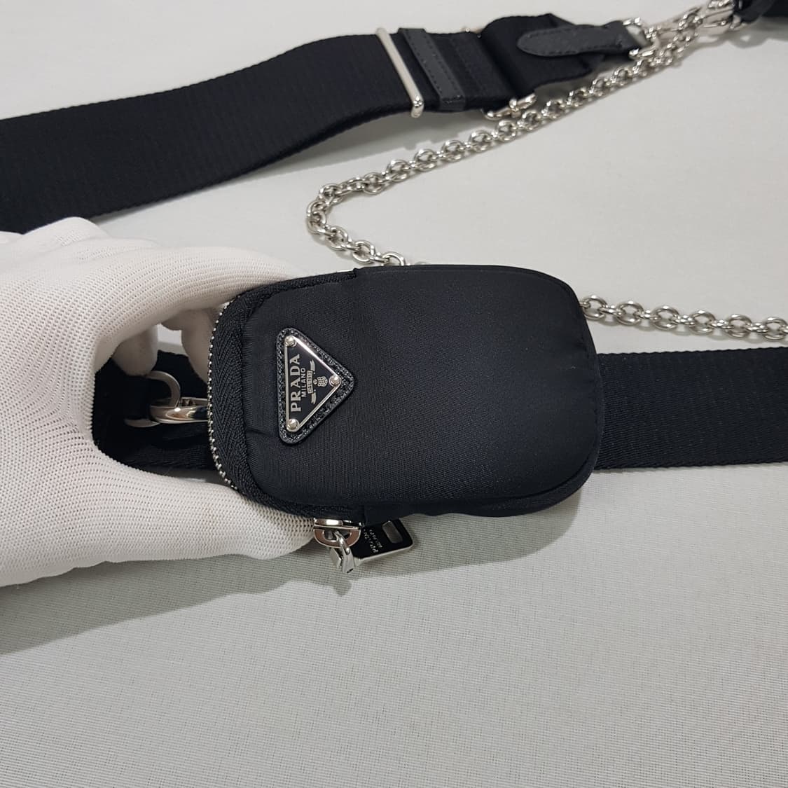 프라다 리나일론 테수토 체인 호보백 1bh204 상품이미지6