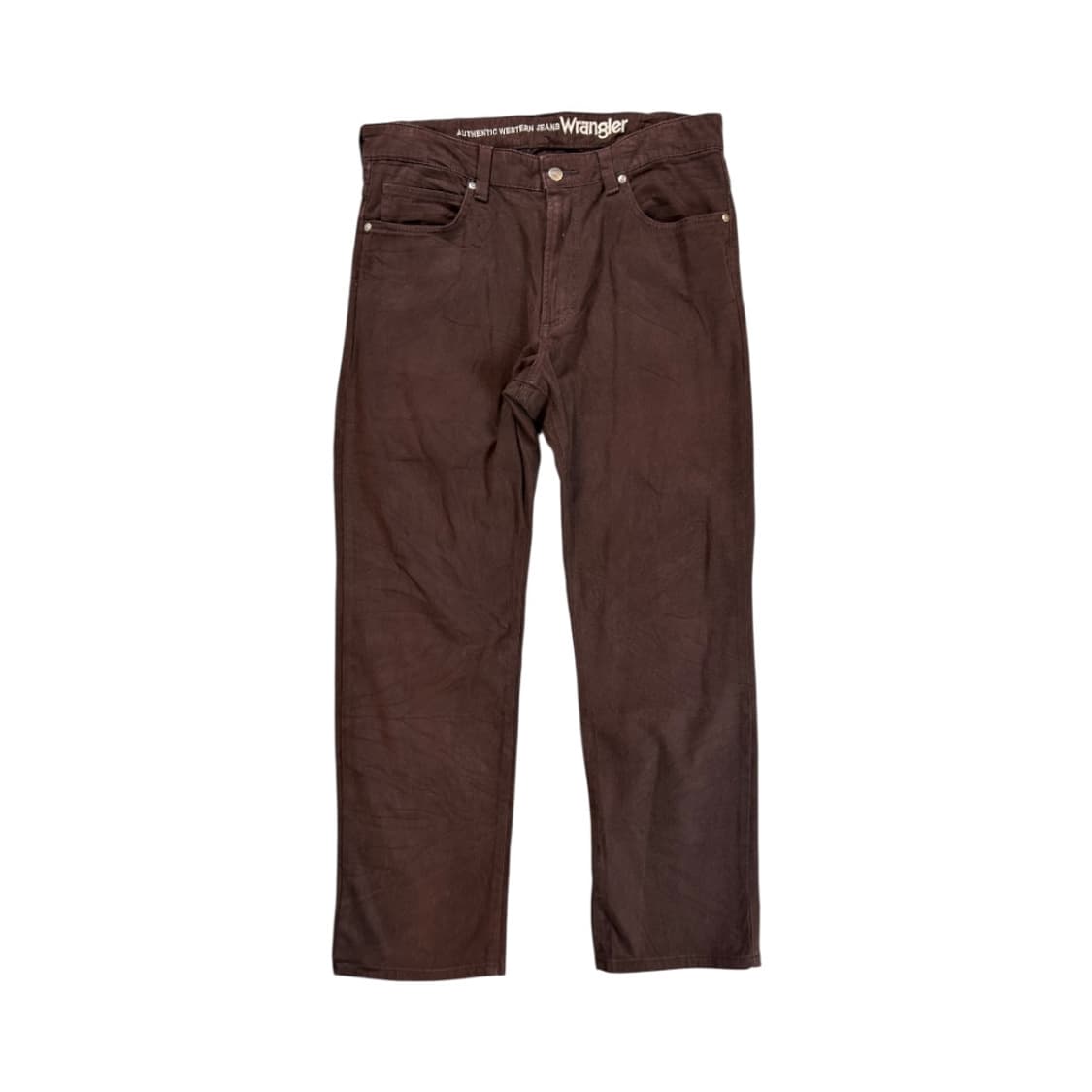 L)랭글러 다크브라운 웨스턴 워크 팬츠 BD-016 상품이미지1