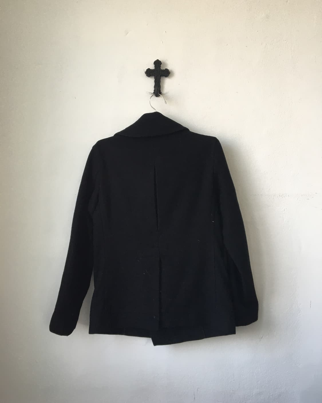 Double button woolen rider jacket 상품이미지5