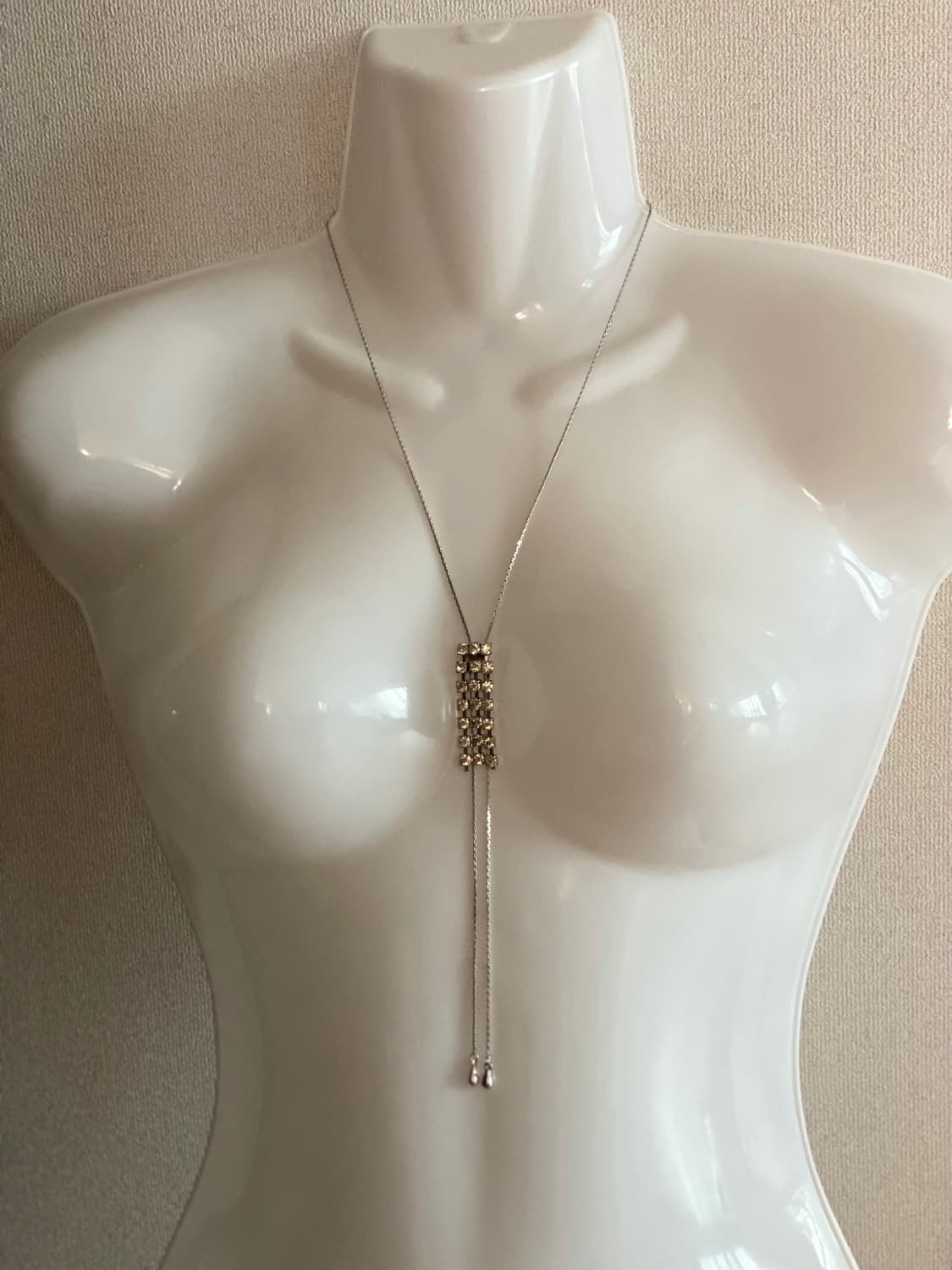 빈티지 큐빅 타이형 목걸이 상품이미지7