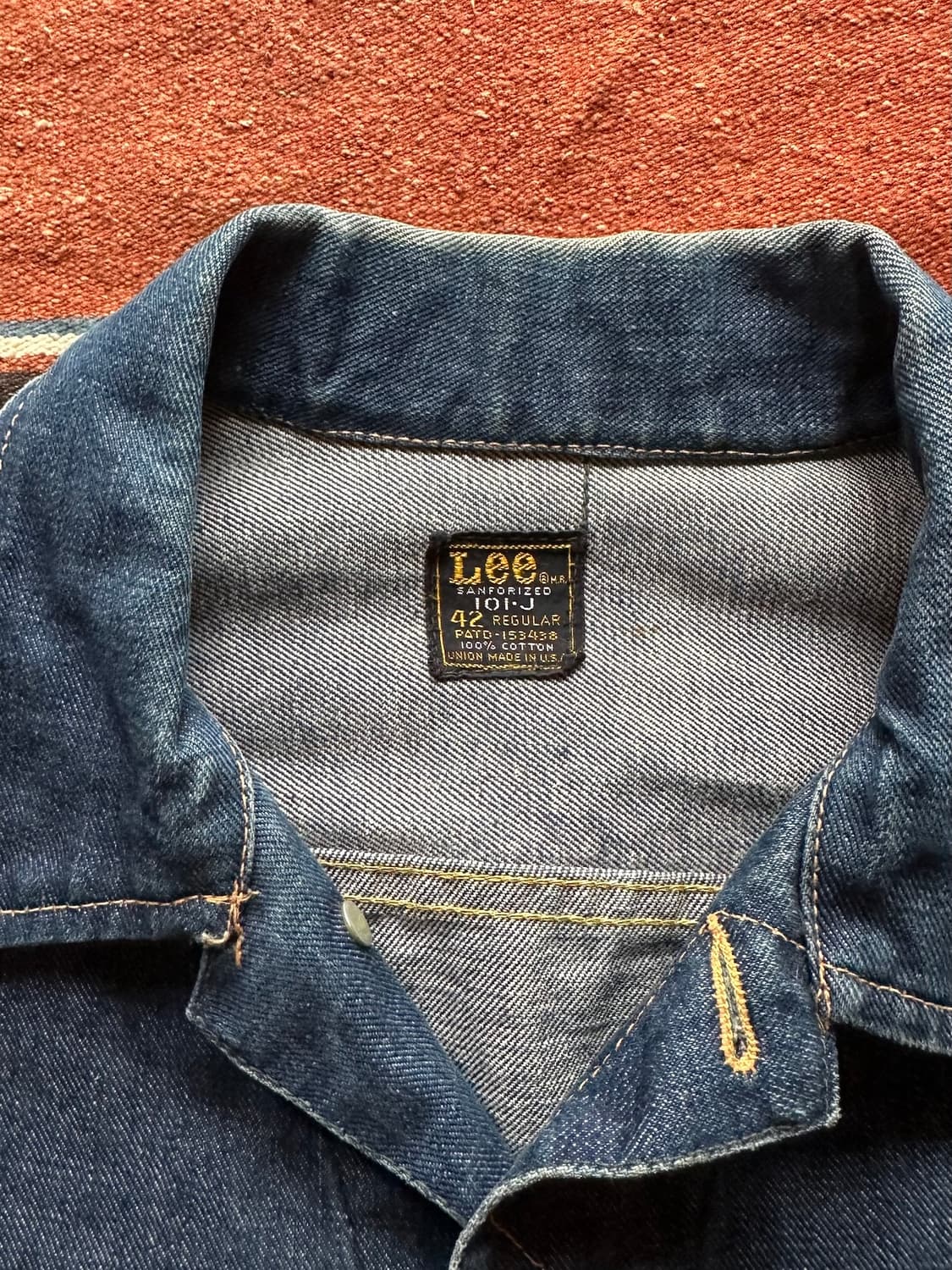 60s USA LEE 101J Denim Jacket 상품이미지4