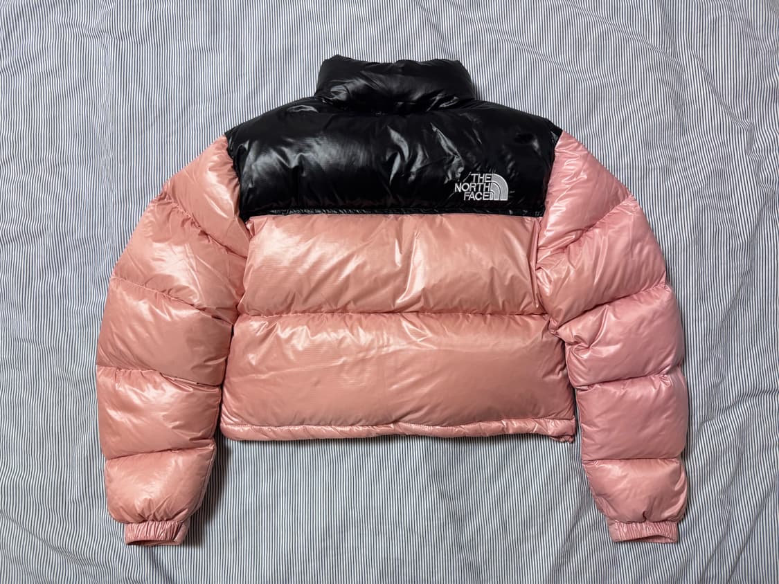 W 노스페이스 눕시 숏 자켓 로즈 탄  상품이미지3