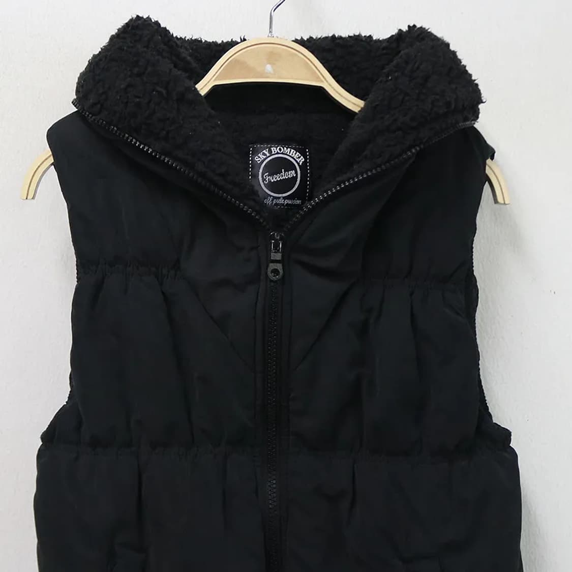 SKY BOMBER 뽀글이 안감 패딩 베스트 63688 상품이미지3