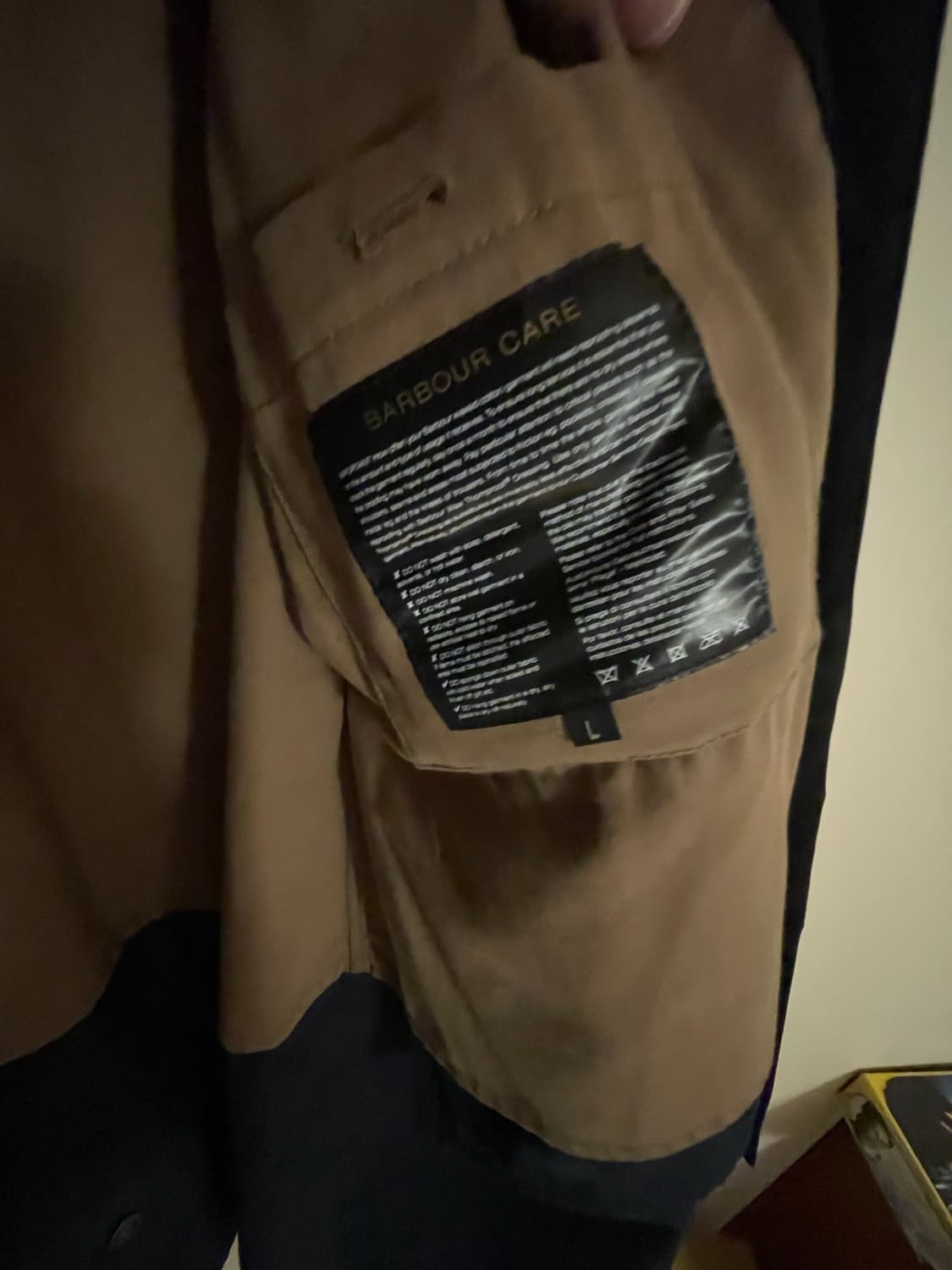 바버 X 마가렛호웰 A73 왁스자켓 네이비 상품이미지8