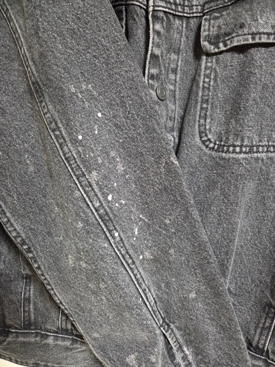 [셋업] 인세인개러지 x 슬로우보이 페인티드 데님 셋업 상품이미지5