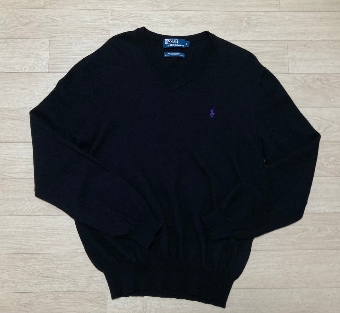 폴로 브이넥 울니트 100(L) 판매 상품이미지3