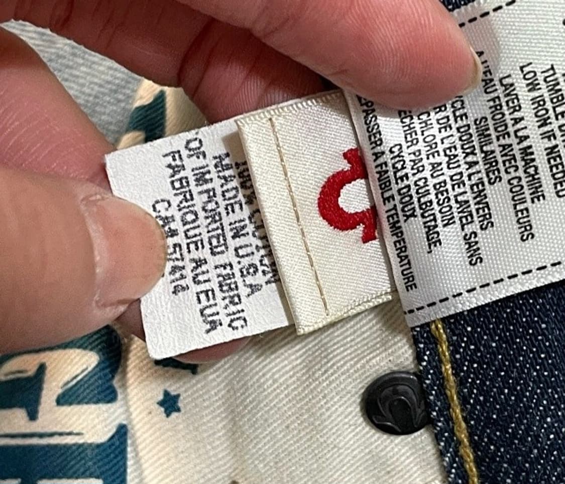 트루릴리전 청바지 데님청바지 데님팬츠 32인치 상품이미지9