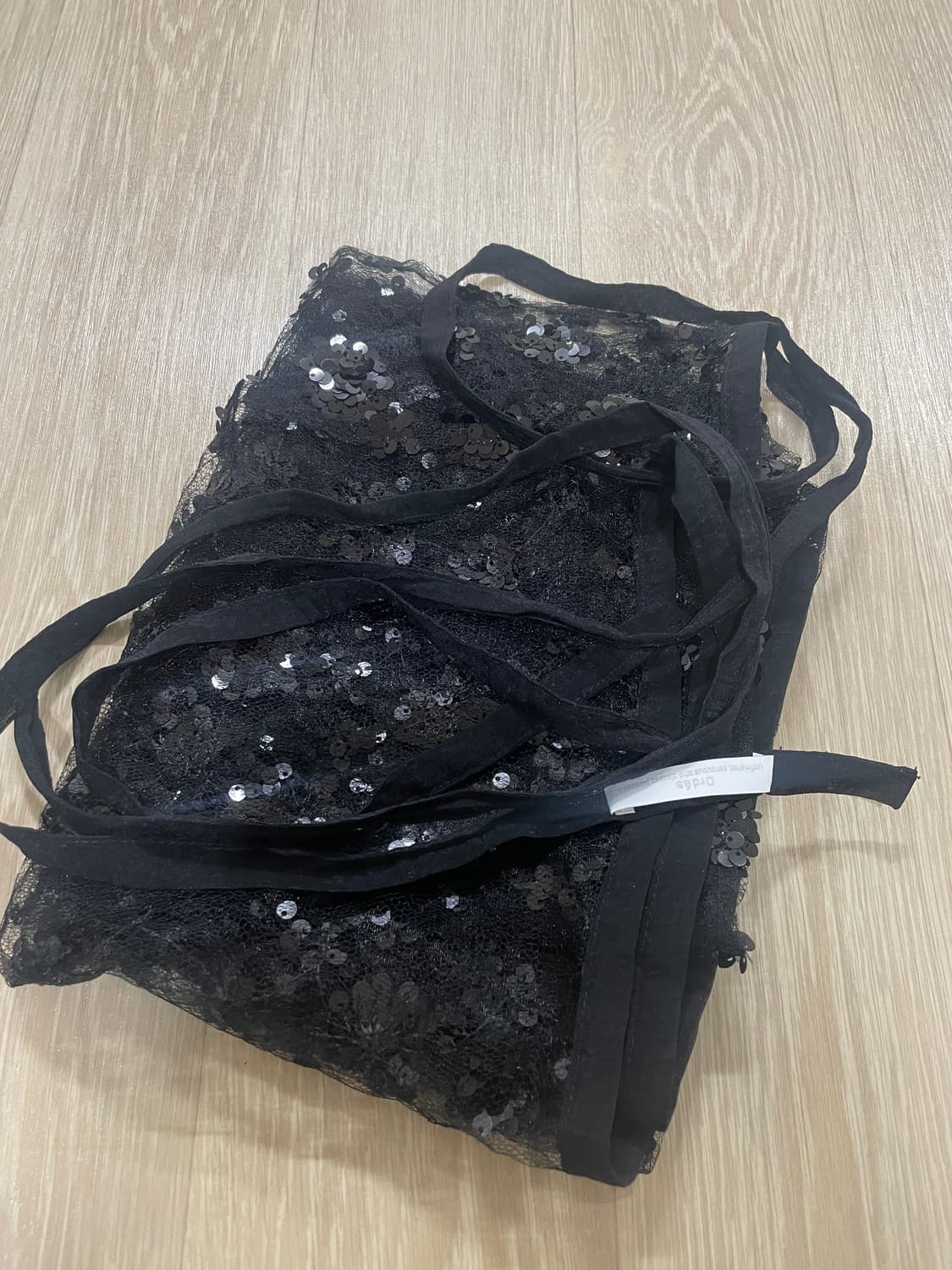 오데스 레이어드 스커트 블랙 상품이미지4