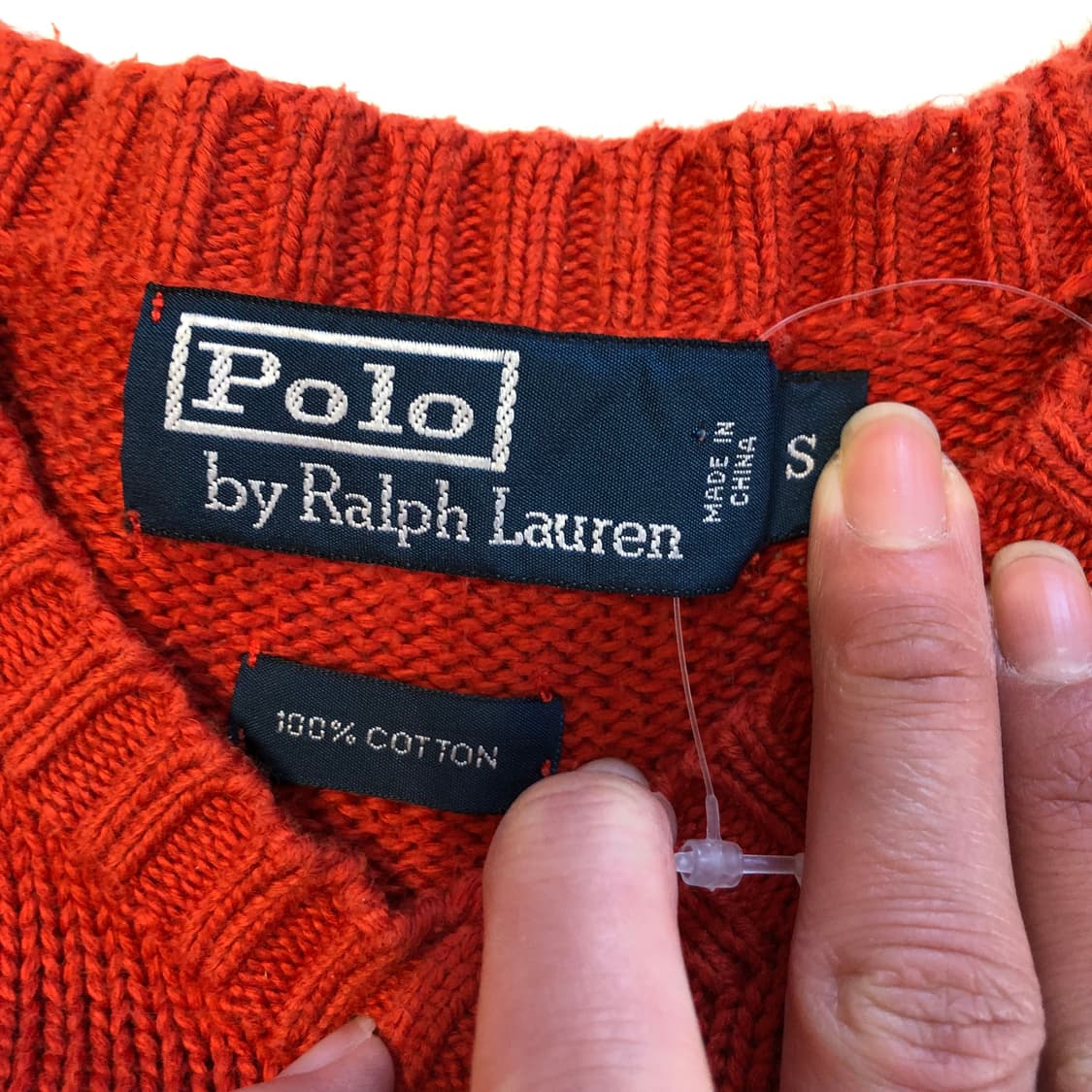 폴로 랄프로렌 니트 레드 상품이미지5