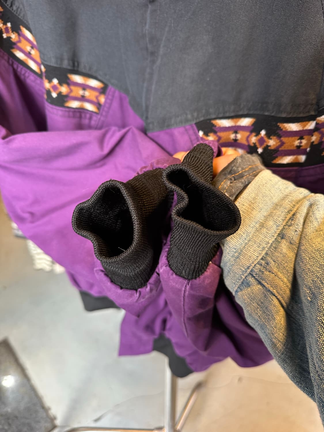 90s 웨스턴 아즈텍 컨버스 붐버 자켓 made in usa 상품이미지6