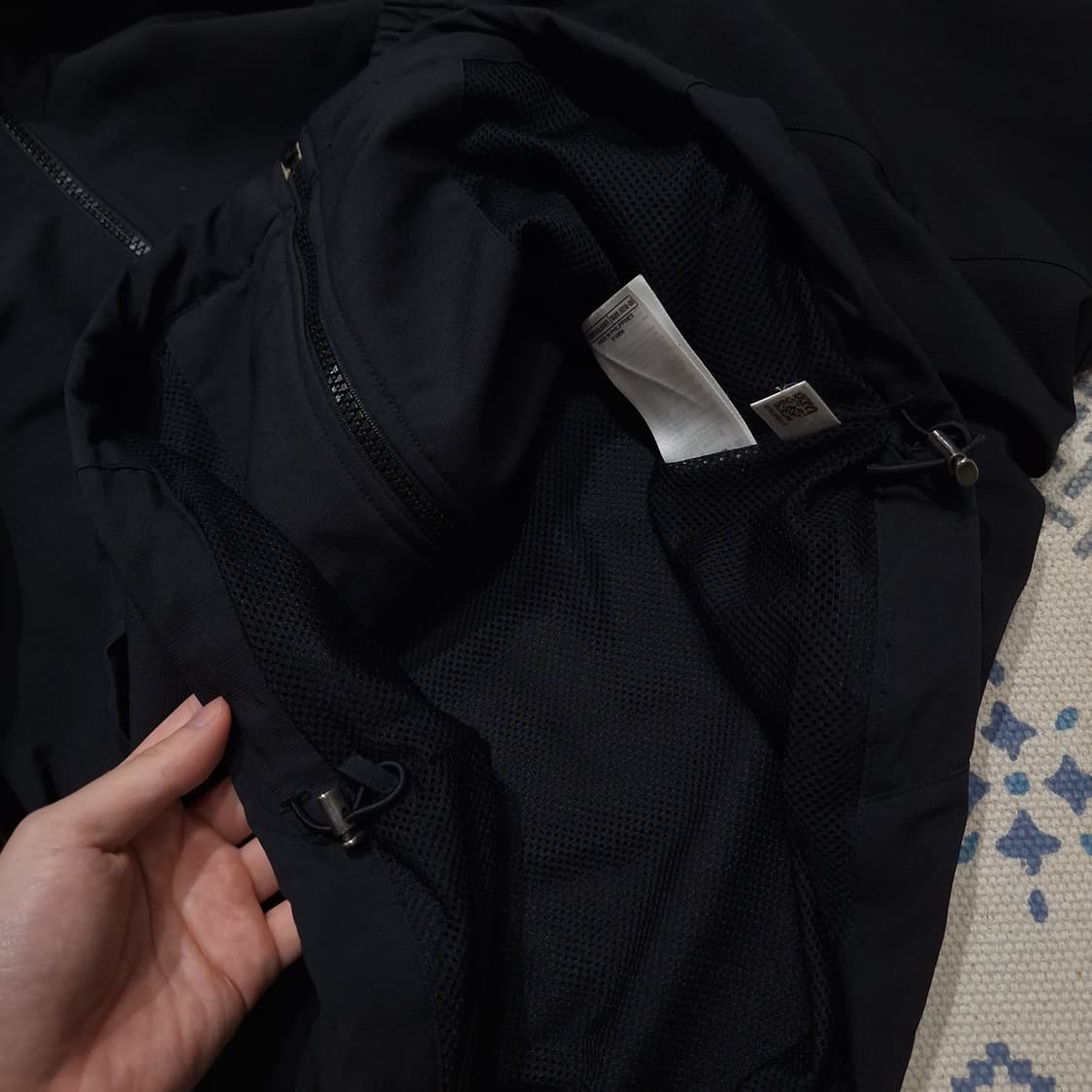 아디다스 00s 블랙 화이트 삼선 다슬러 우븐 래글런 올드스쿨 바람막이 상품이미지9