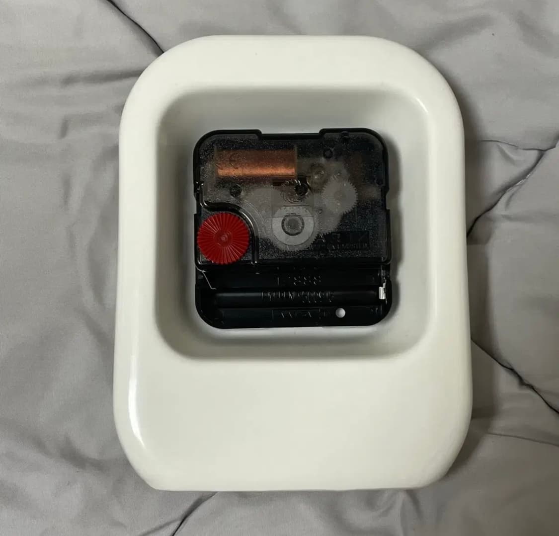 비믹스 오클락 세라믹 올화이트 탁상시계 인테리어 상품이미지3