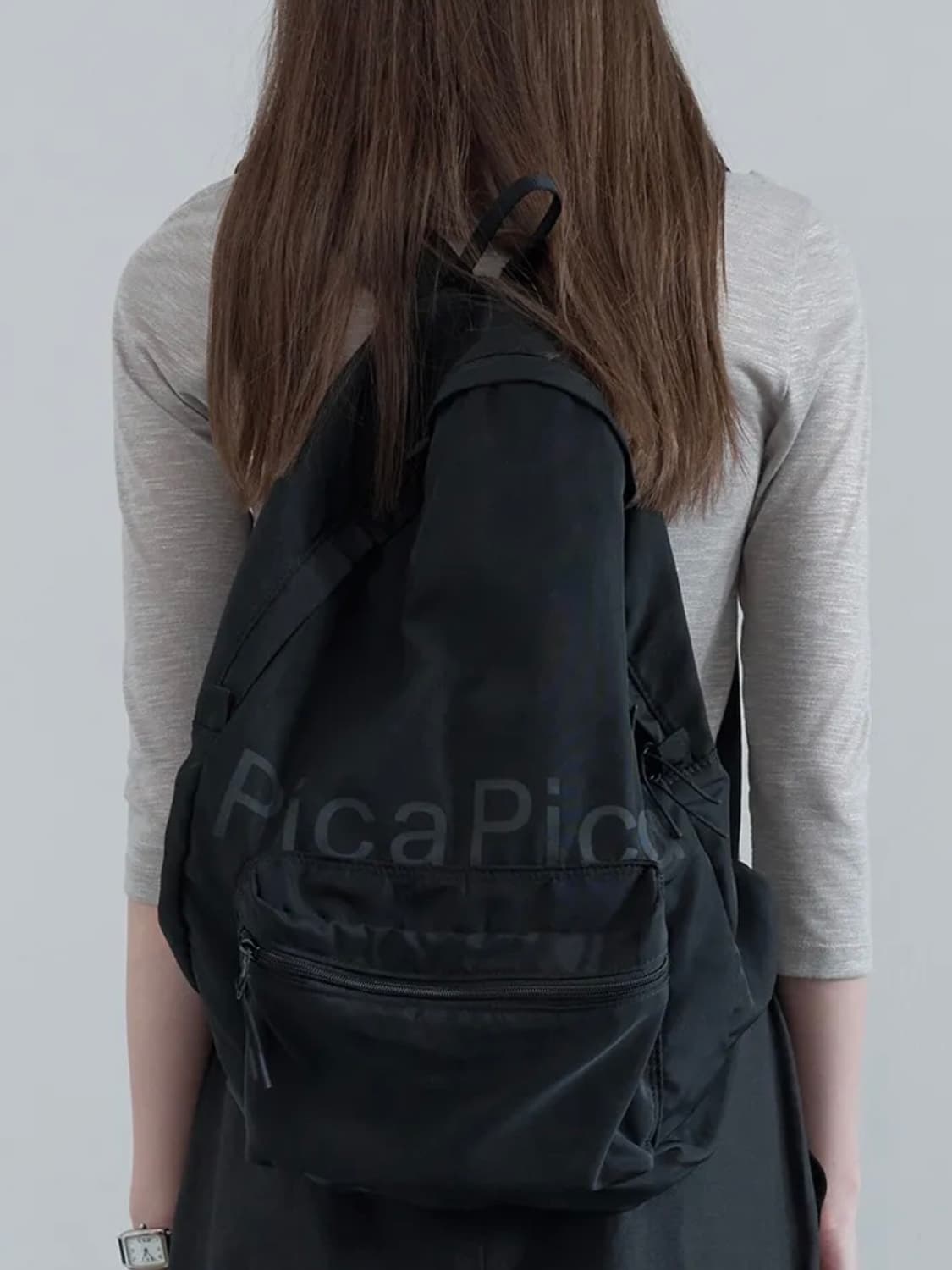 PICA PACKABLE BACKPACK (black) 상품이미지1