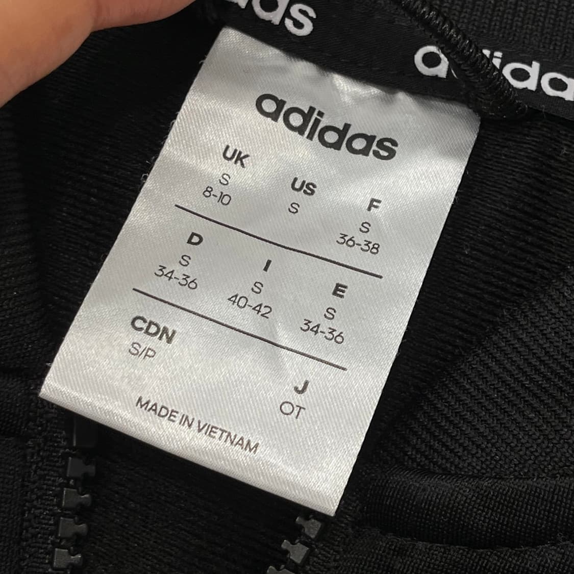 S 아디다스 삼선 져지 트랙 자켓 상품이미지3