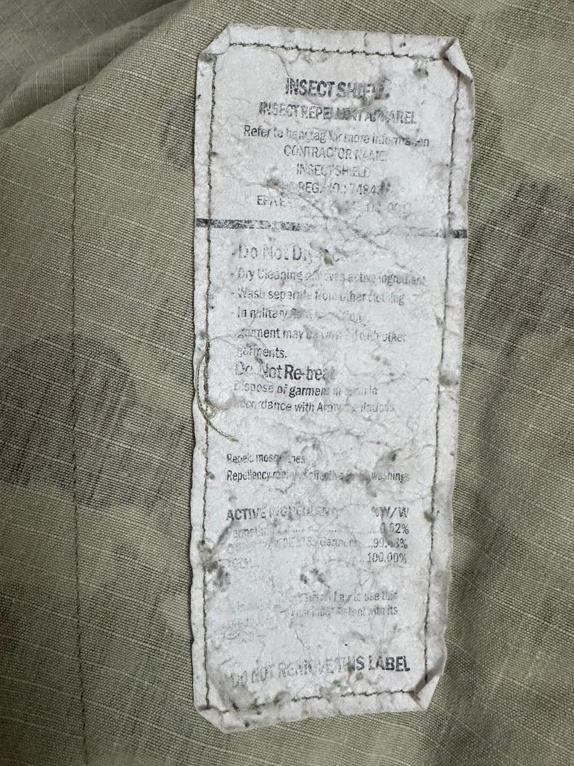 미군 OCP 멀티캠 전투복 상의 (S/R) (M)  상품이미지10