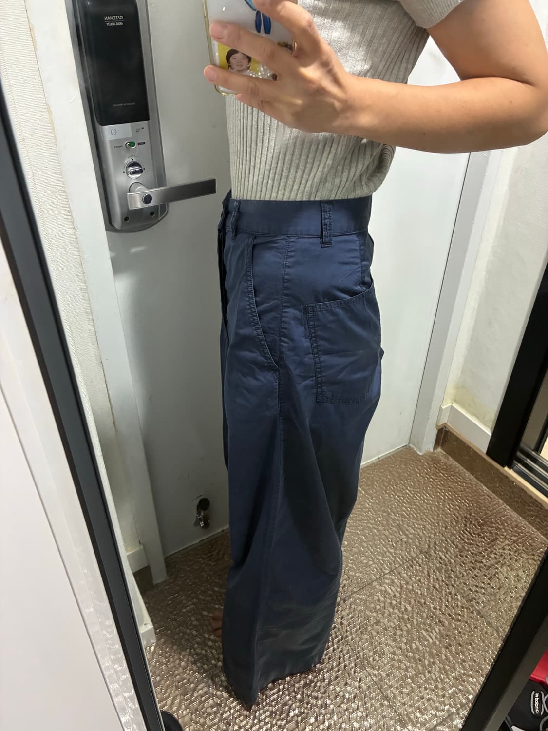 Zucca 얇은 파란 바지  상품이미지3