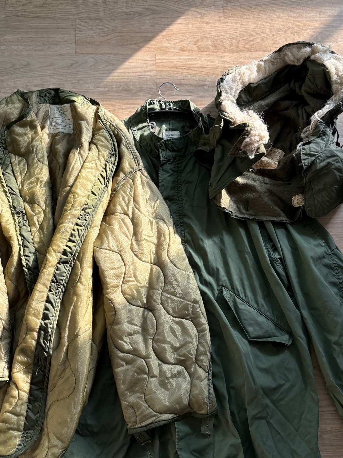 70s 오리지널 m65 피쉬테일 풀세트  XL 상품이미지1