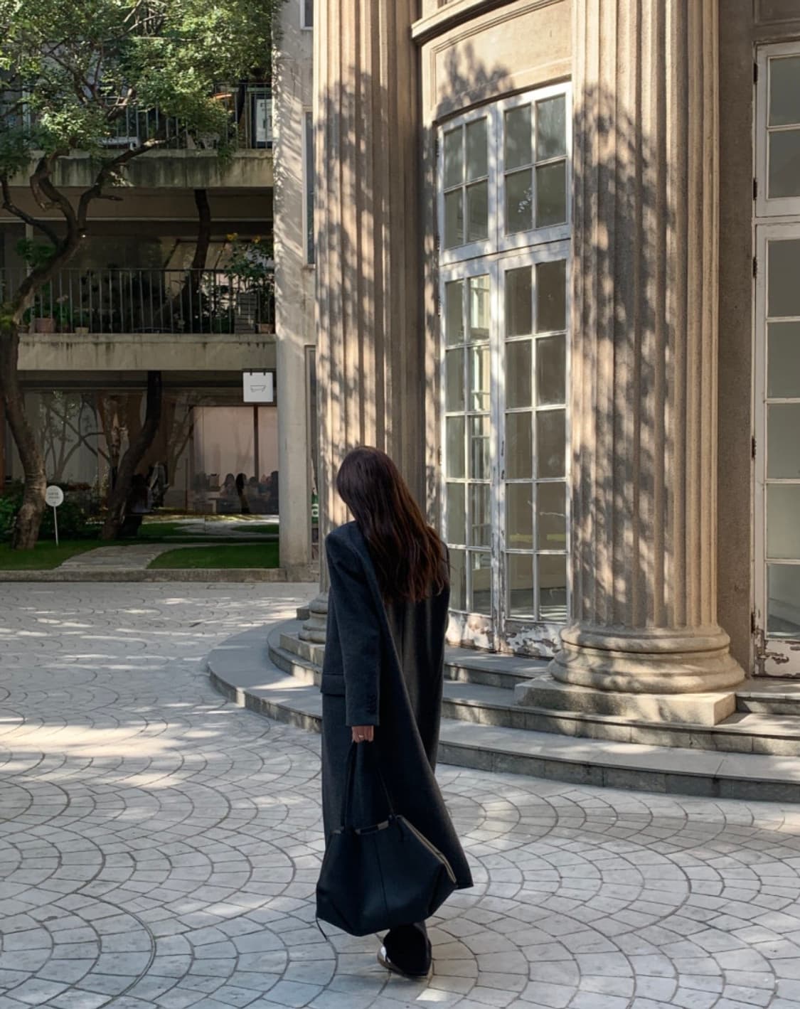 던스크 캐시미어 코트 블랙 xs 상품이미지6