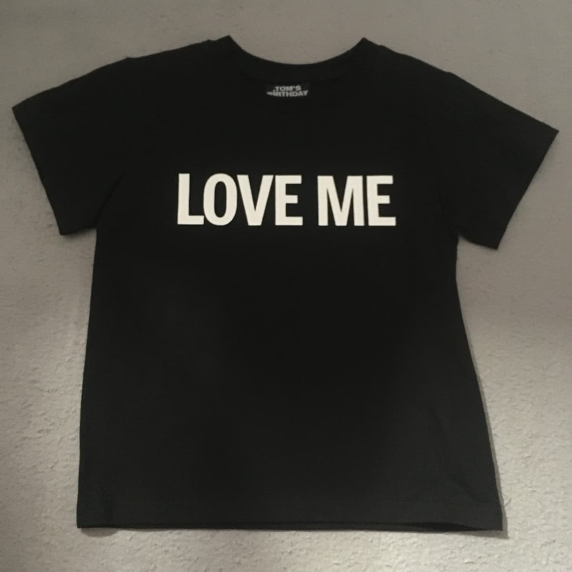 톰스벌스데이 러브미 하프 티셔츠 블랙 1size  상품이미지2