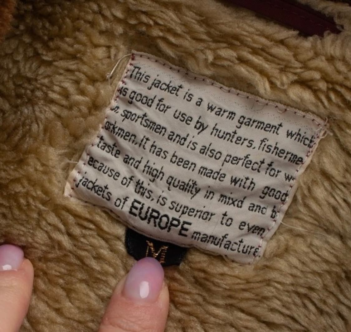 EUROPE VINTAGE BOMBER JACKET 상품이미지4