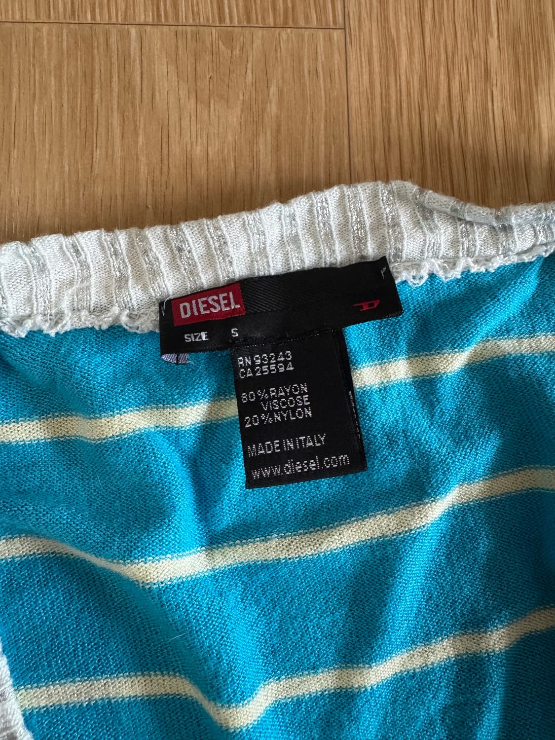 디젤 스트라이프 가디건 상품이미지5