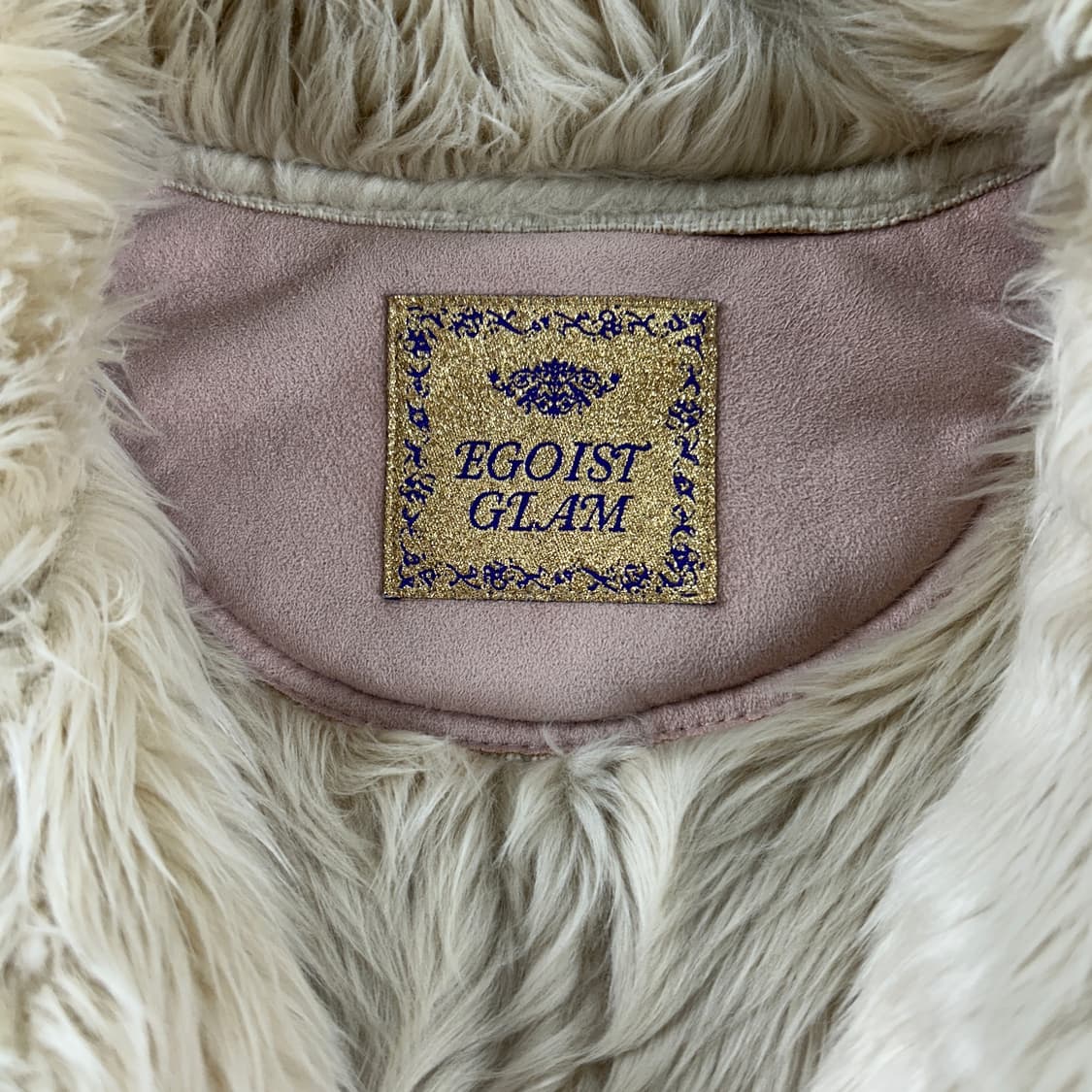 에고이스트 무스탕 퍼 자켓 핑크 상품이미지5