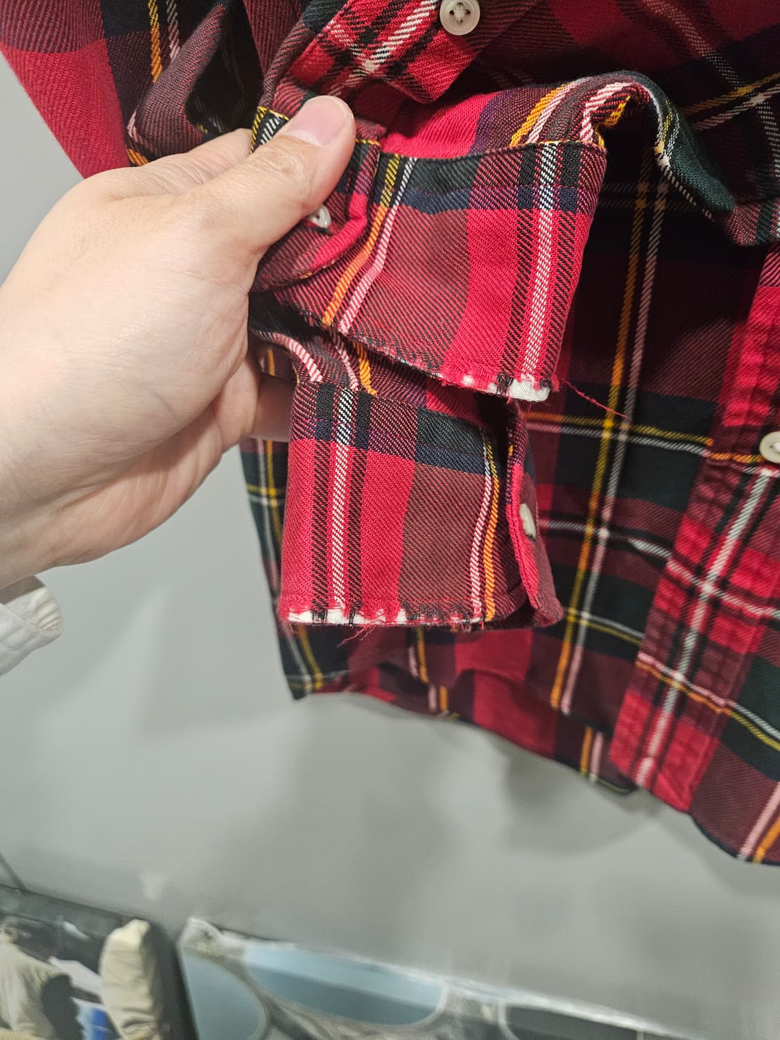 랄프로렌 체크 카라셔츠 L 상품이미지3