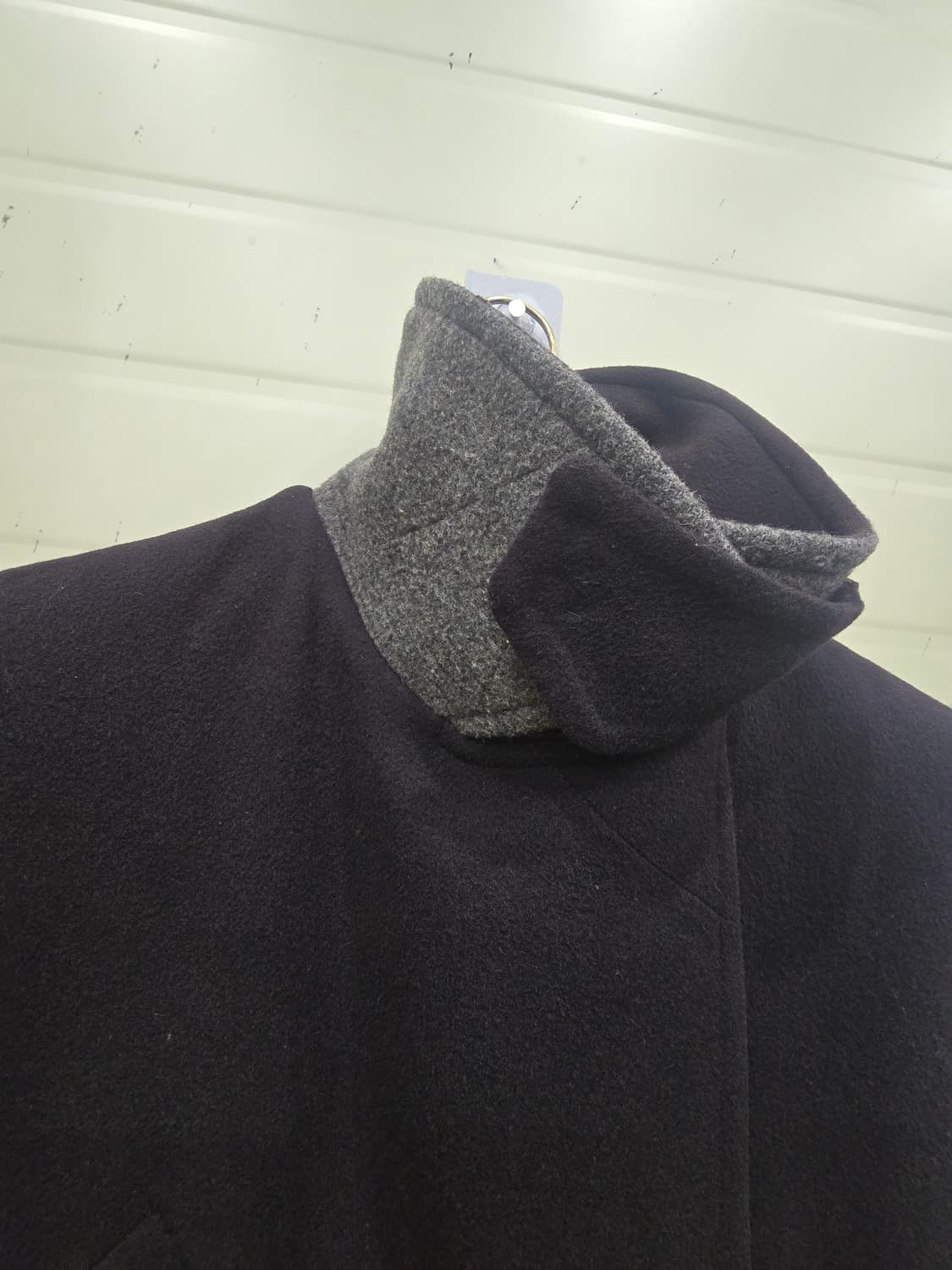 SYSTEM  핸드메이드 라인더블 브라운 코트 상품이미지7