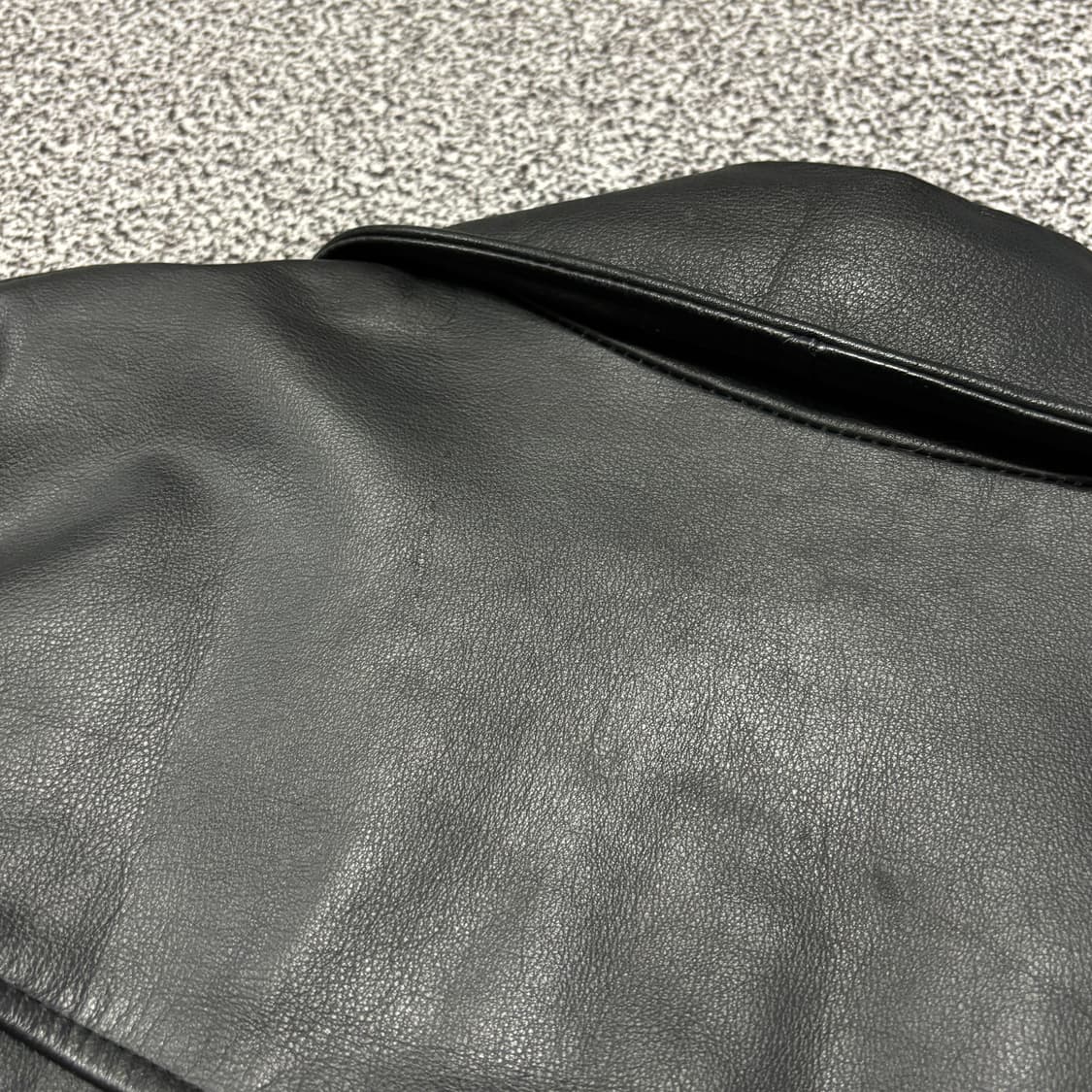 90s 갭 가죽 피코트 상품이미지7