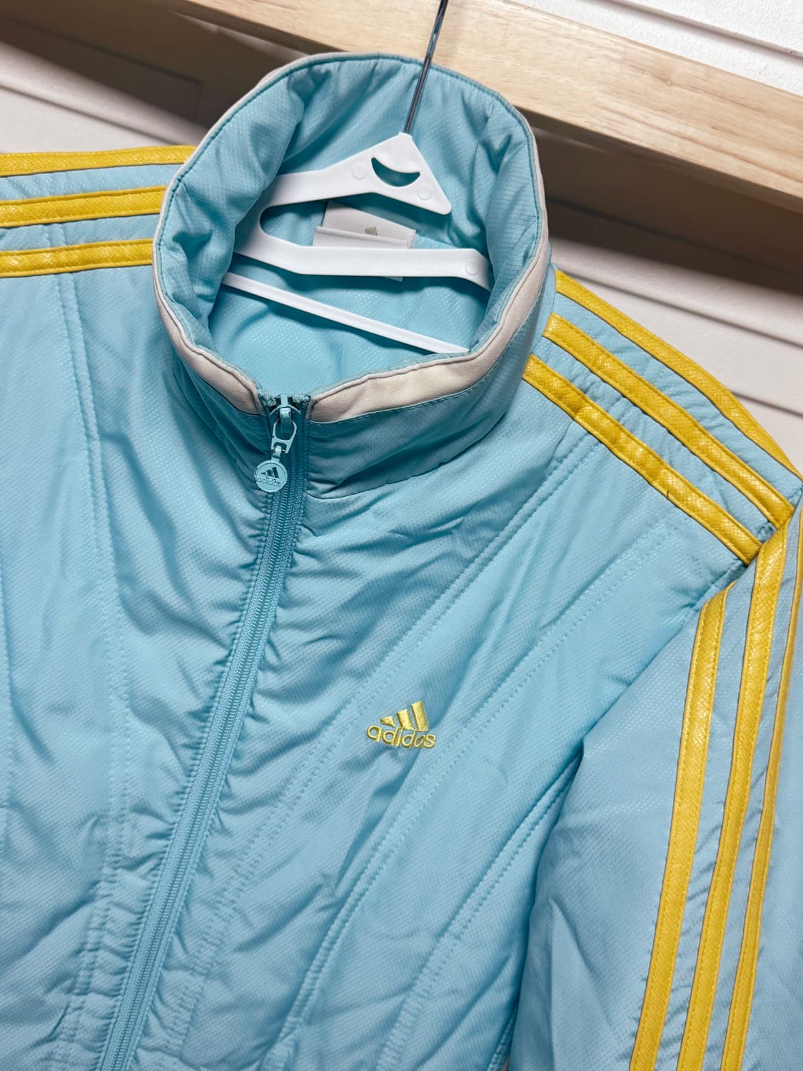 아디다스 삼선 민트 바람막이 점퍼 자켓 상품이미지4