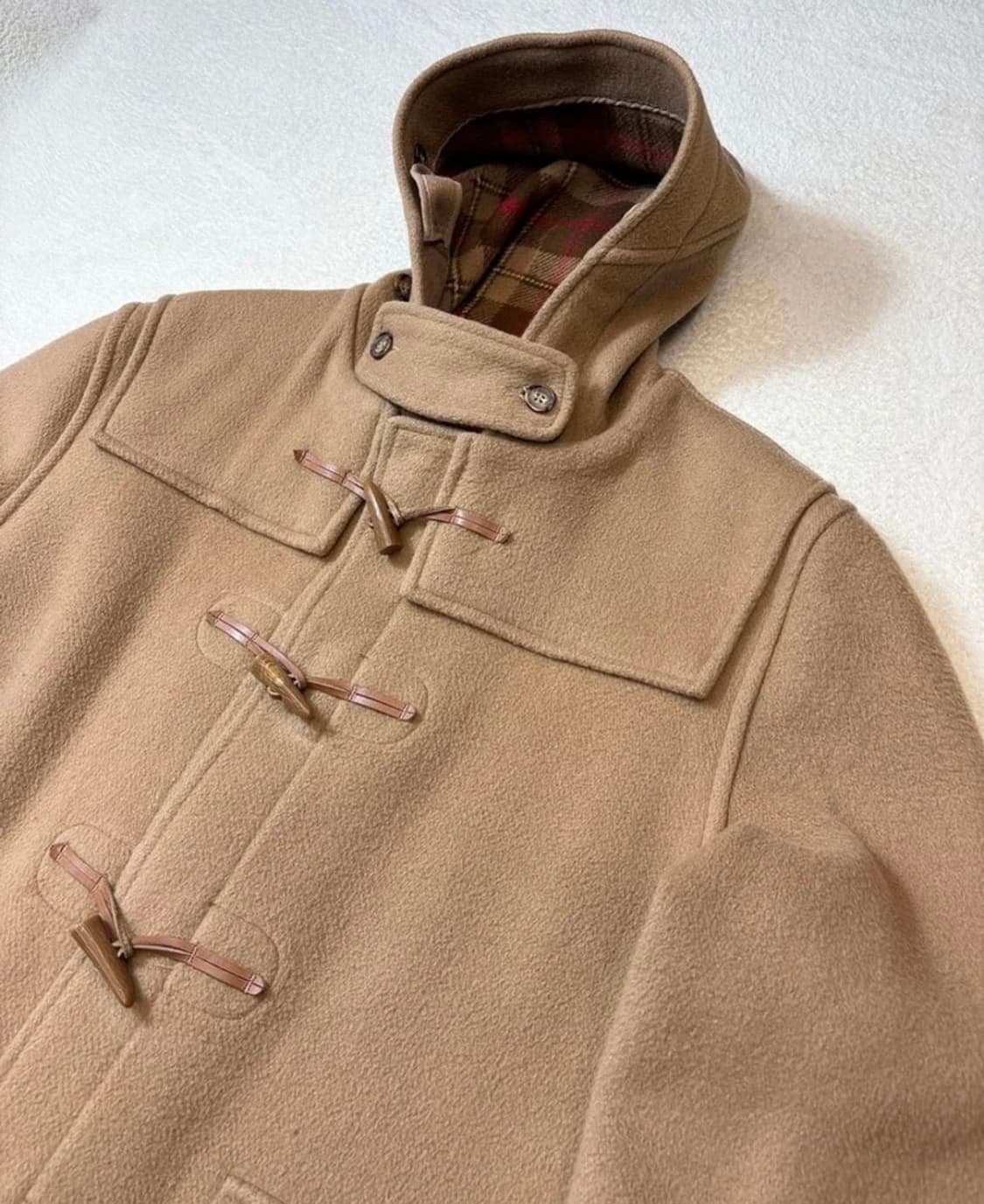 글로버올 80‘s 잉글랜드 더플코트 베이지 XL 상품이미지2