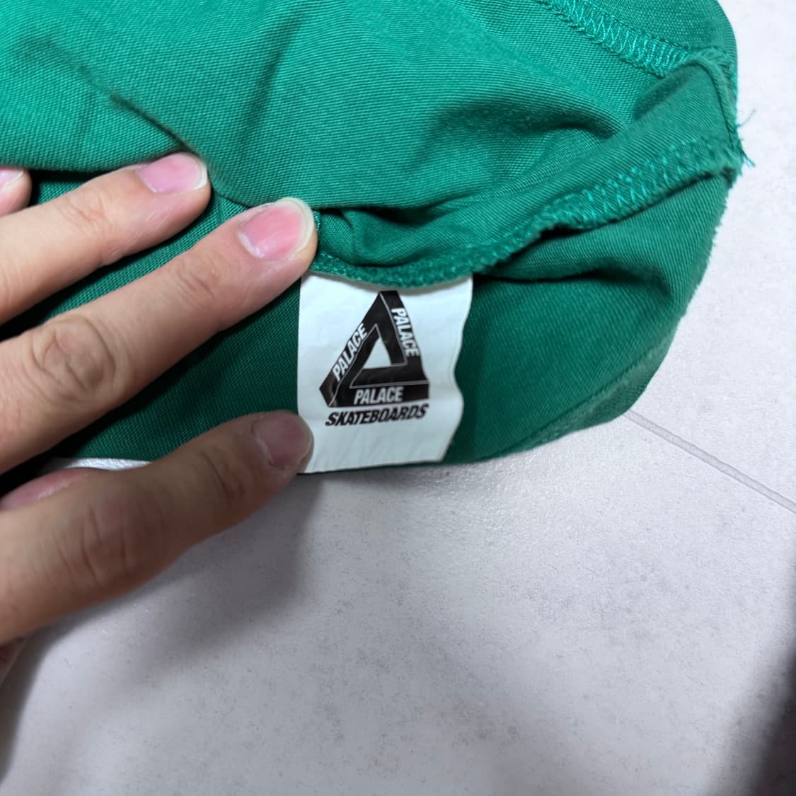 (중고/xl) Palace jobsworth 티셔츠 그린색상 상품이미지4