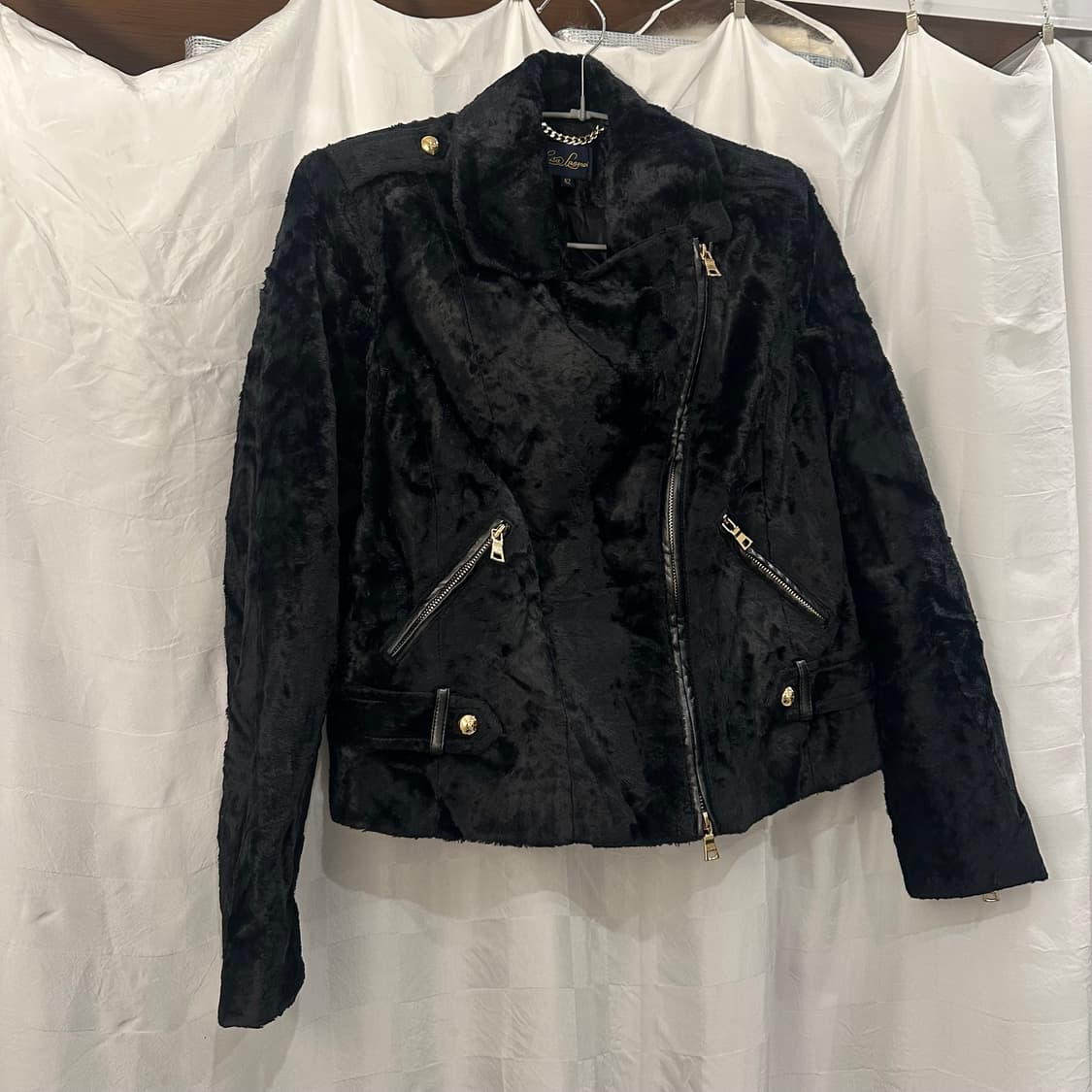 luisa spagnoli 고스펑크 고딕 금장 모달 자켓 상품이미지2