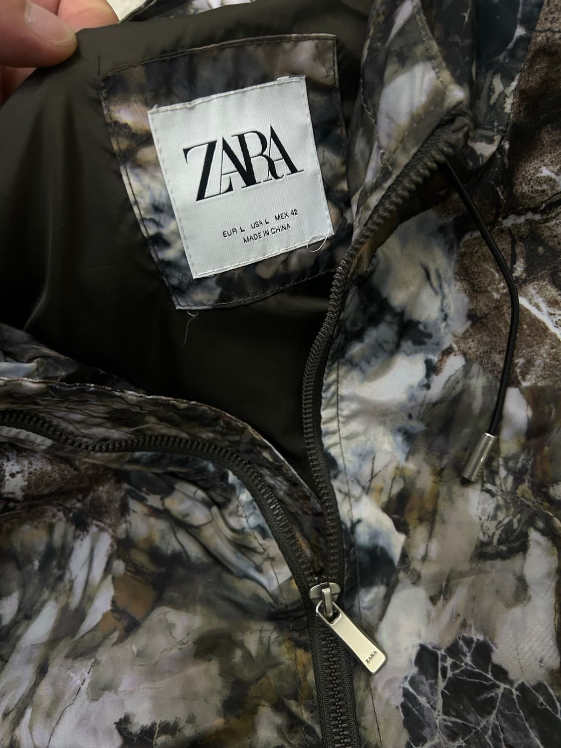 [L]ZARA 리얼트리 후드 바람막이 자켓 상품이미지4