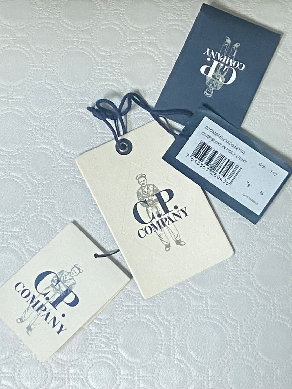 C.P. Company 화이트 폴리 고글 오버셔츠 상품이미지5