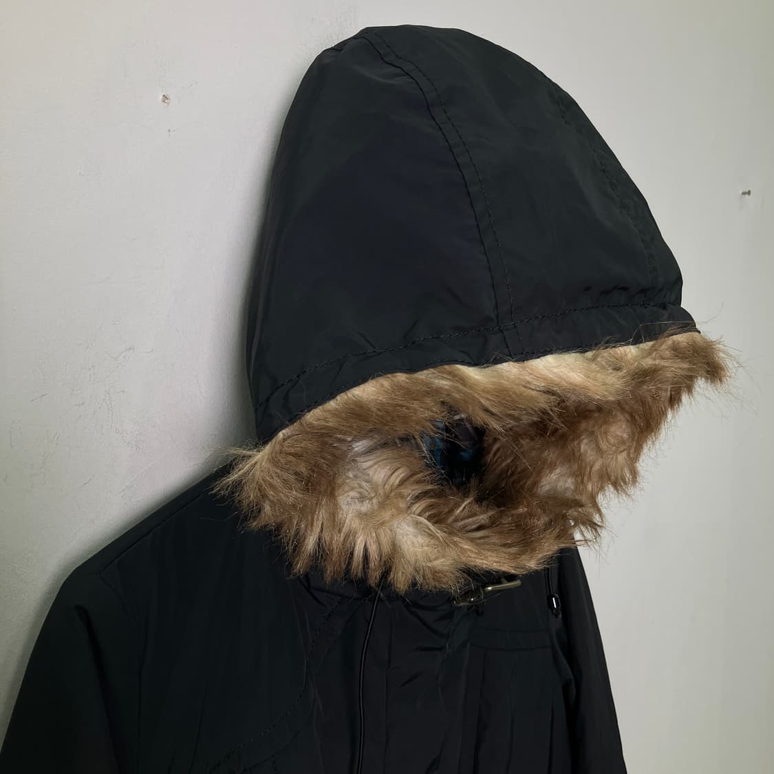 버버리 블루라벨 퍼 후드 패딩 자켓 38 상품이미지5