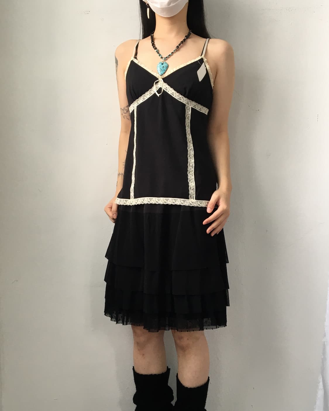 Lace point sleeveless 상품이미지7