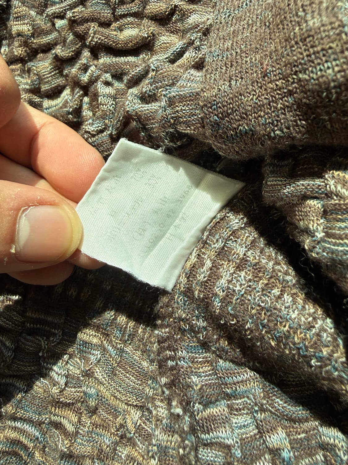 퍼플 브라운 니트 상품이미지6