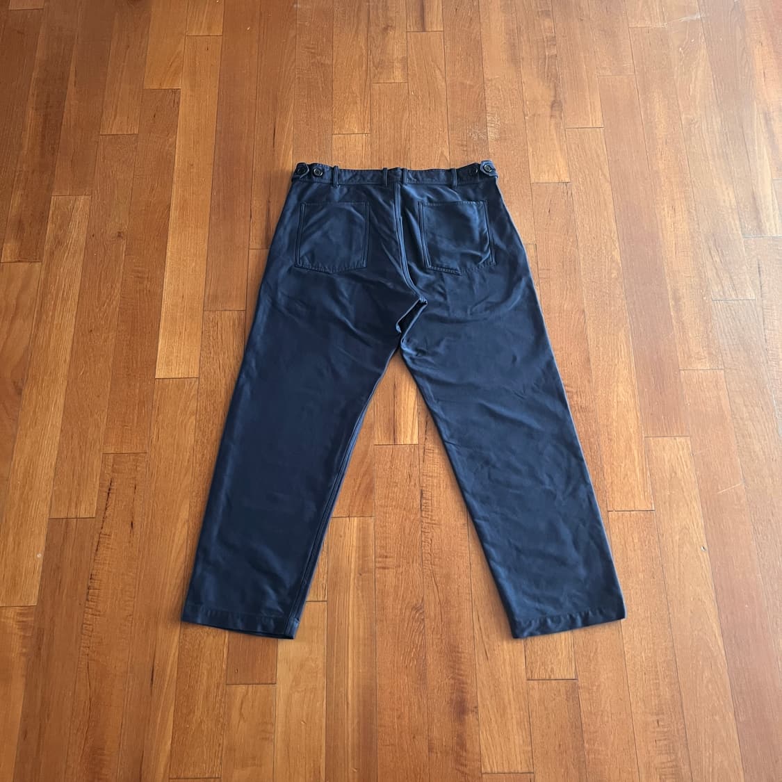 꼼데가르송 셔츠  폴리 축융 팬츠 네이비 상품이미지4