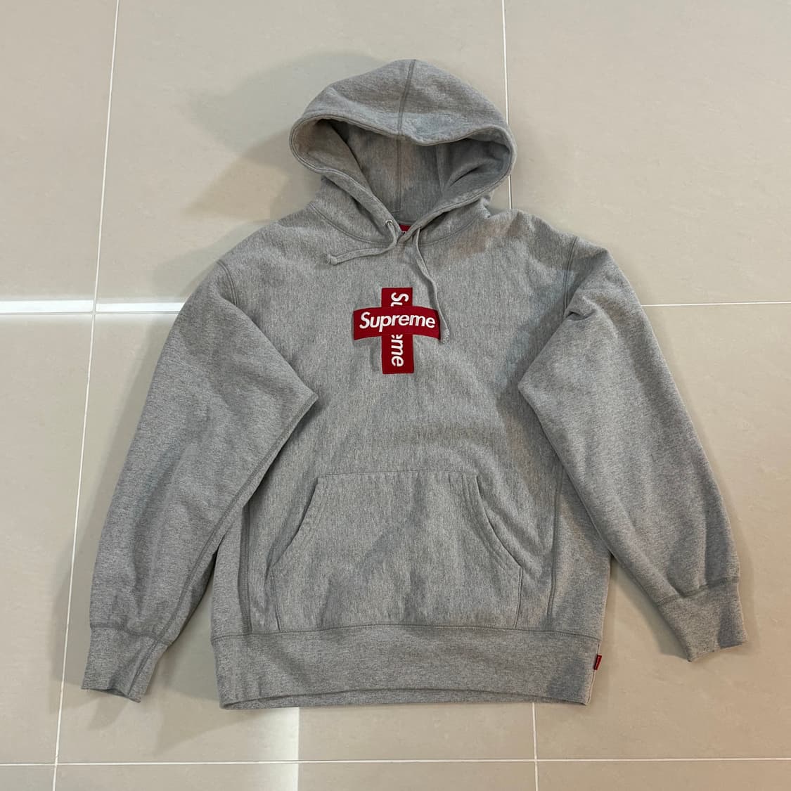 슈프림 크로스 박스로고 후드 상품이미지2