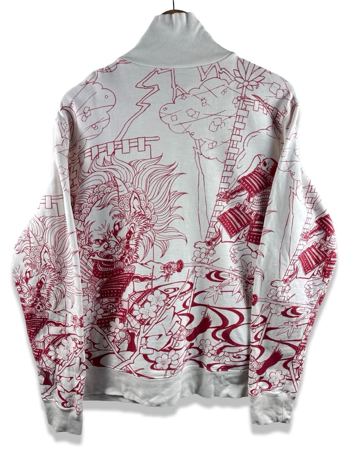 JPN 오리엔탈 스컬 사무라이 코튼집업2608 상품이미지2