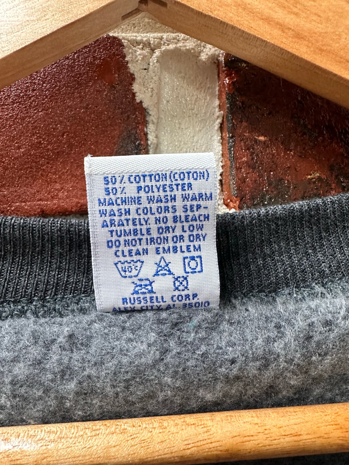 (2XL)90s 러셀  빈티지 맨투맨 그레이 상품이미지3