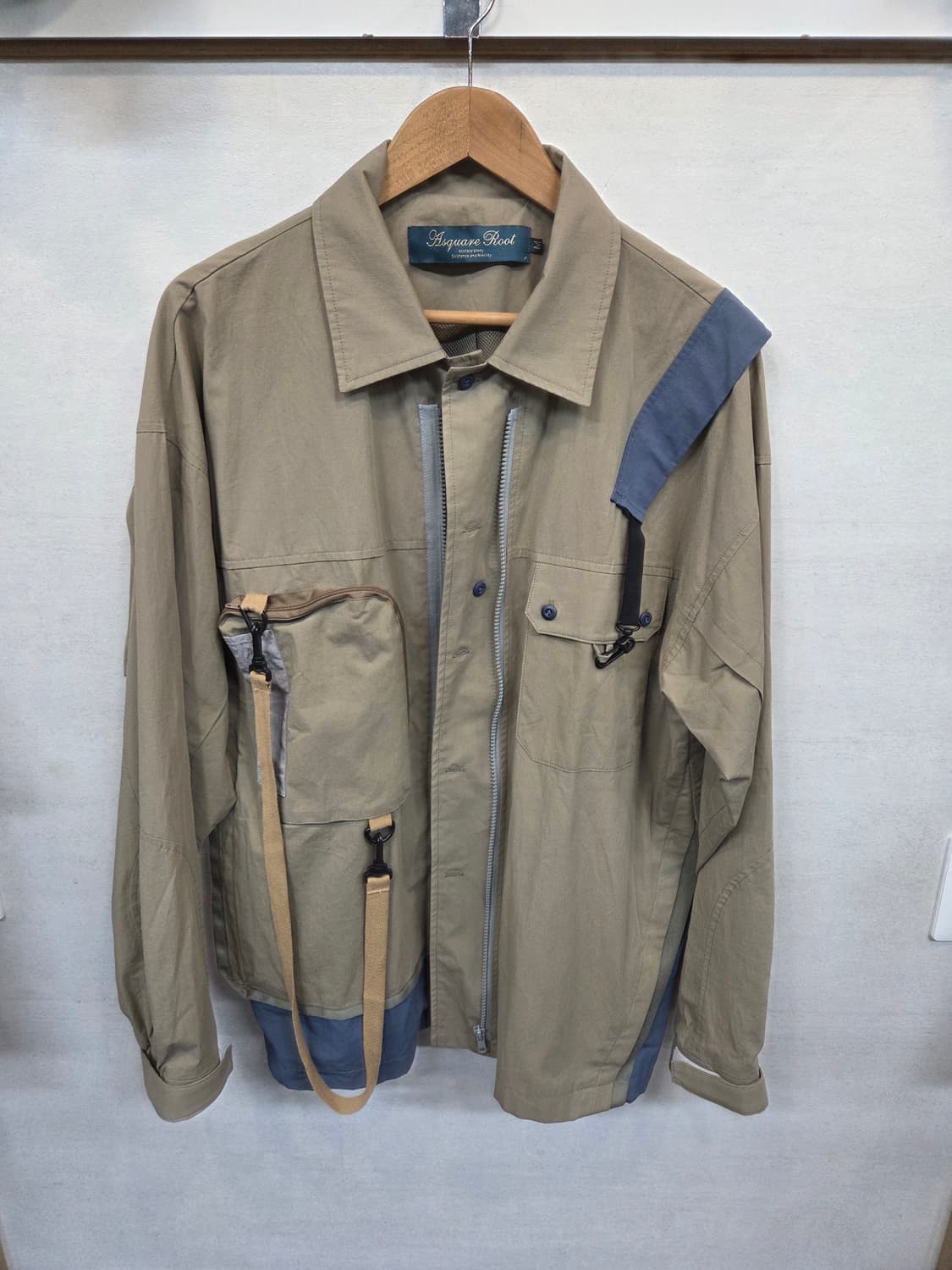빈티지 스퀘어 루트 유틸리티 헌팅 자켓 m 오버핏 L 상품이미지1